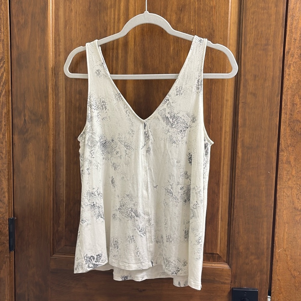 snake skin printed tank